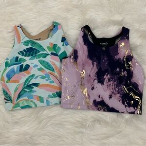 Old Navy Powersoft Longline Cropped Sports Bra Girls